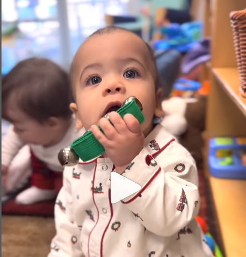 Infants Explore Five Senses Through Holiday-Themed Provocations
