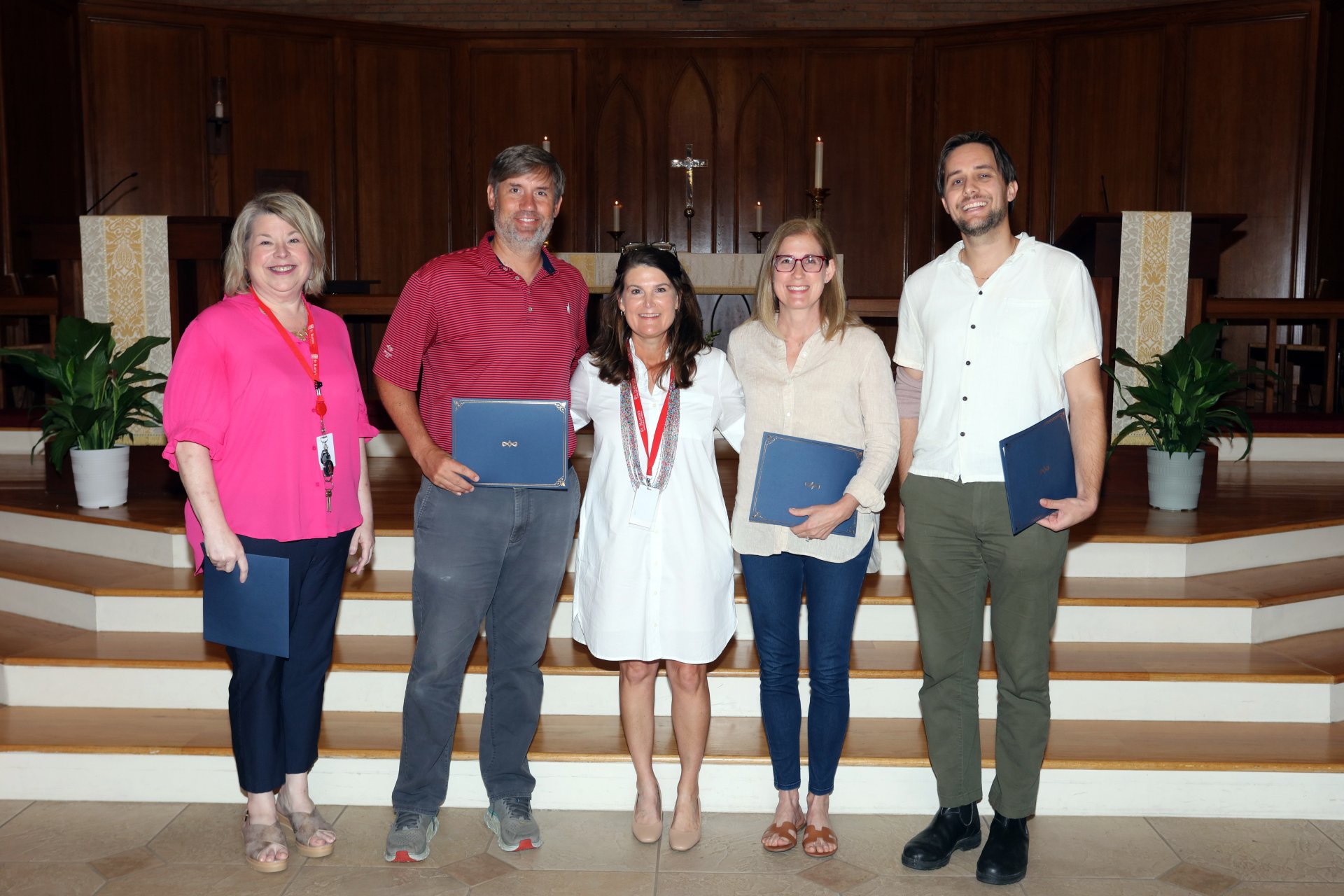 Faculty Celebrated at End of School Year with Chapel and Luncheon