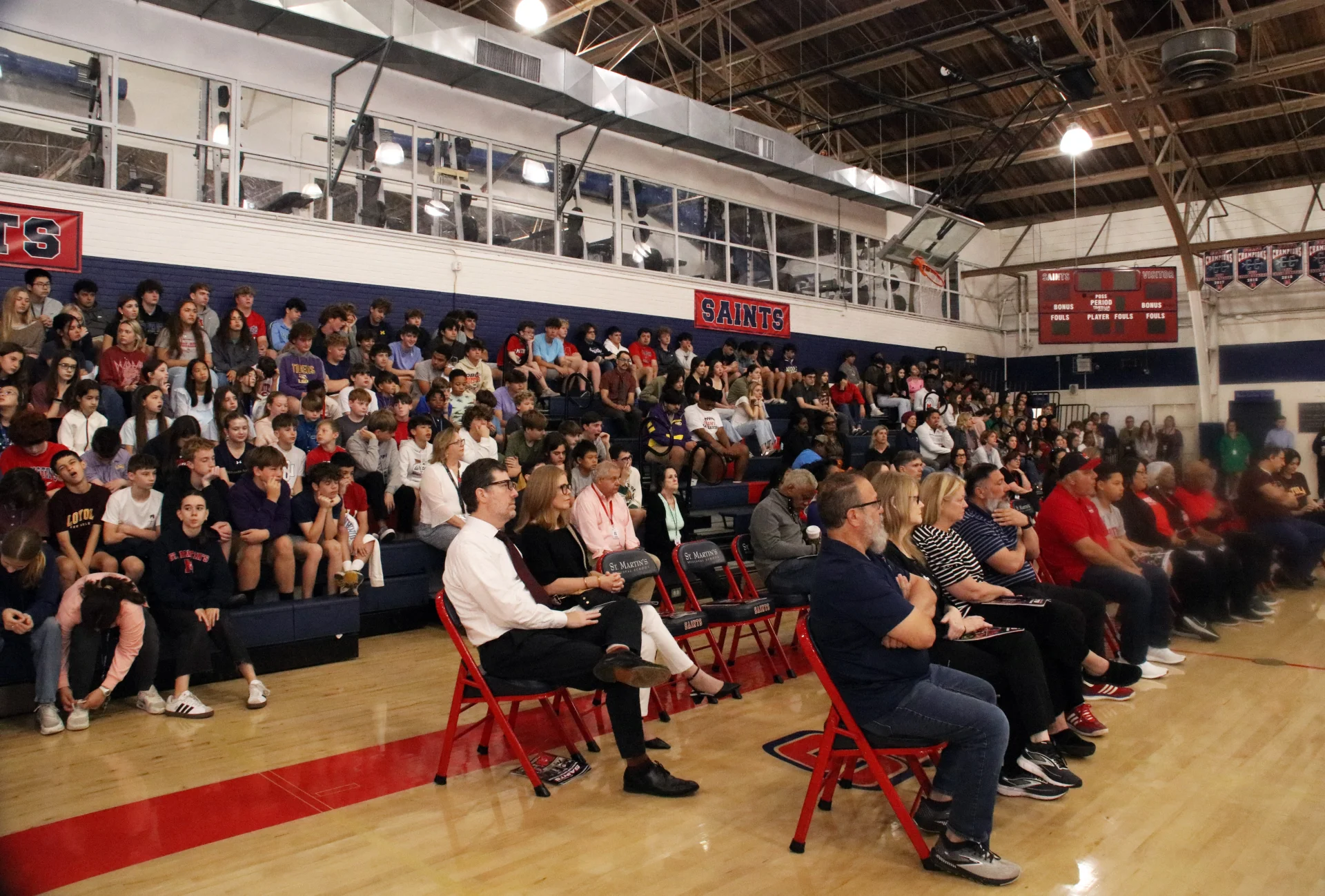 Winter Athletes Recognized at Athletic Awards Ceremony