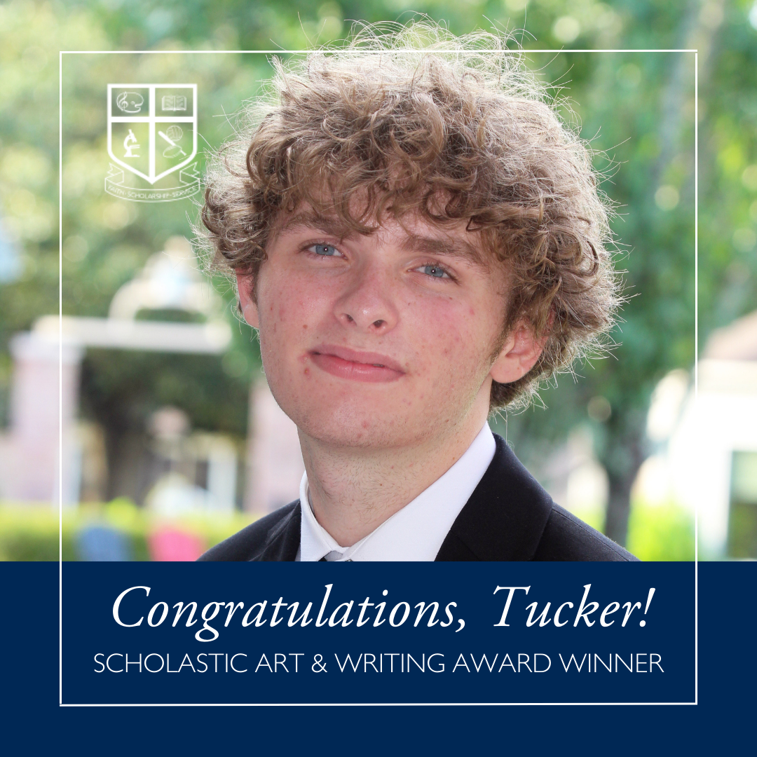 Senior Tucker Manning Honored with Two Regional Scholastic Art and Writing Awards