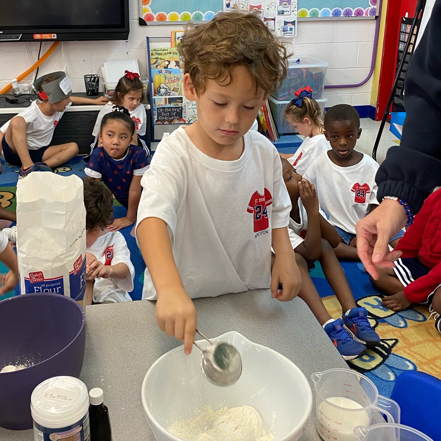 Kindergarten Bakes Bread in Exploration of Season of Fall